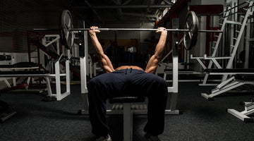 Male Athlete Bench Pressing