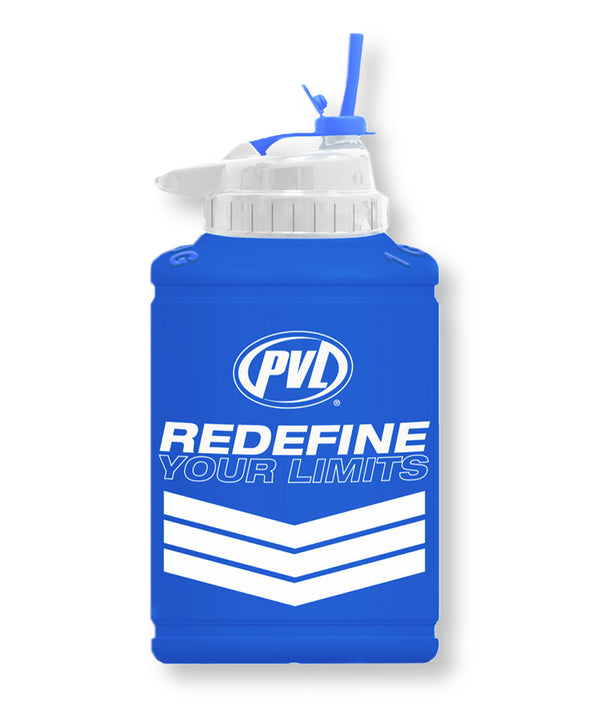 PVL® REDEFINE 1.89L Flip-N-Sip Gym Jug / Bottle (Blue)