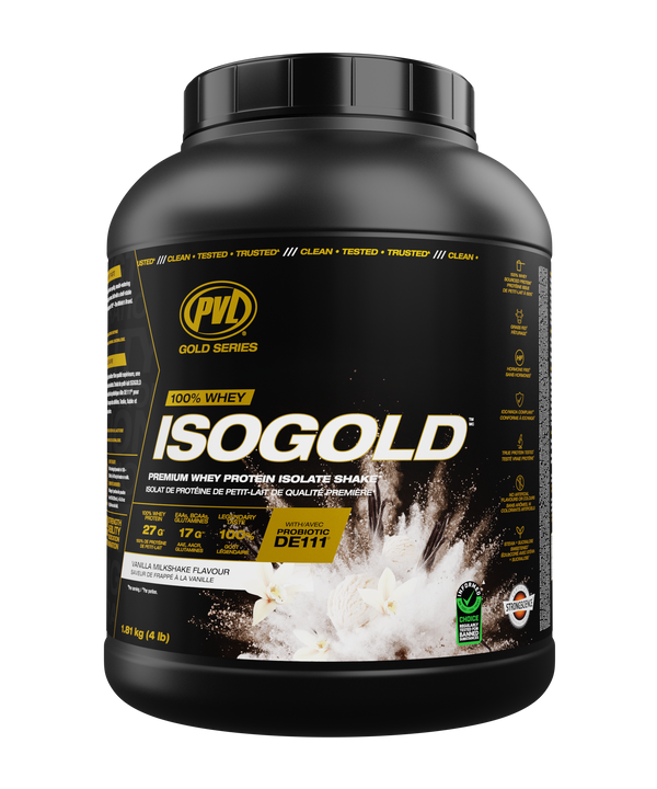 ISOGOLD 5 livres (2,27 kg) - Isolat de protéines de lactosérum de première qualité