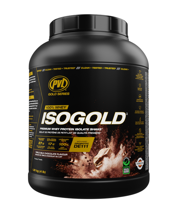 ISOGOLD 5 livres (2,27 kg) - Isolat de protéines de lactosérum de première qualité