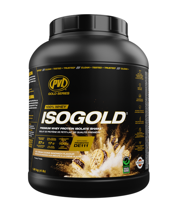 ISOGOLD 5 livres (2,27 kg) - Isolat de protéines de lactosérum de première qualité