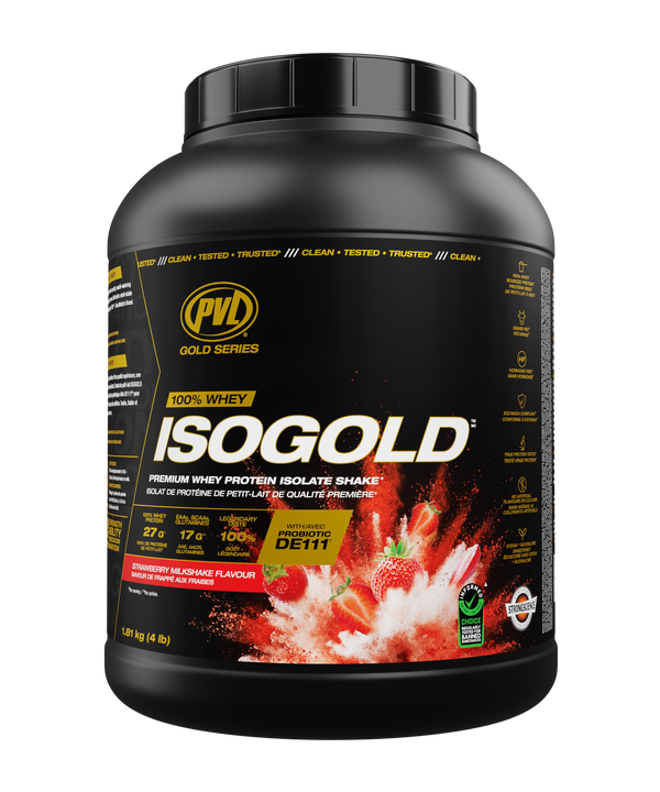 ISOGOLD 5 livres (2,27 kg) - Isolat de protéines de lactosérum de première qualité