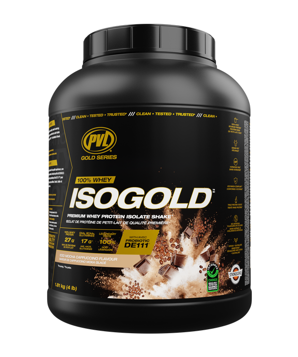 ISOGOLD 5 livres (2,27 kg) - Isolat de protéines de lactosérum de première qualité