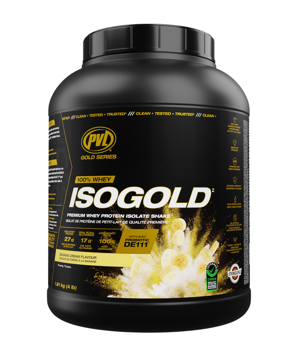ISOGOLD 5 livres (2,27 kg) - Isolat de protéines de lactosérum de première qualité