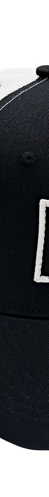 Load image into Gallery viewer, Patched Trucker Cap (White/Black)
