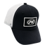 Load image into Gallery viewer, Patched Trucker Cap (White/Black)
