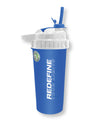 Load image into Gallery viewer, PVL® REDEFINE Flip-N-Sip Gym Shaker Cup (Blue)
