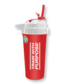 Load image into Gallery viewer, PVL® PURPOSE 800mL Flip-N-Sip Gym Shaker Cup / Bottle (Red)
