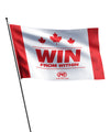Load image into Gallery viewer, PVL® Win From Within Flag Red &amp; White Canada Flag
