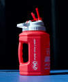 Load image into Gallery viewer, PVL® PURPOSE 1.89L Flip-N-Sip Gym Jug / Bottle (Red)
