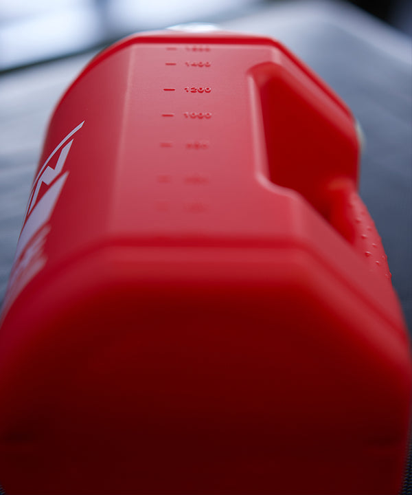 PVL® PURPOSE 1.89L Flip-N-Sip Gym Jug / Bottle (Red)