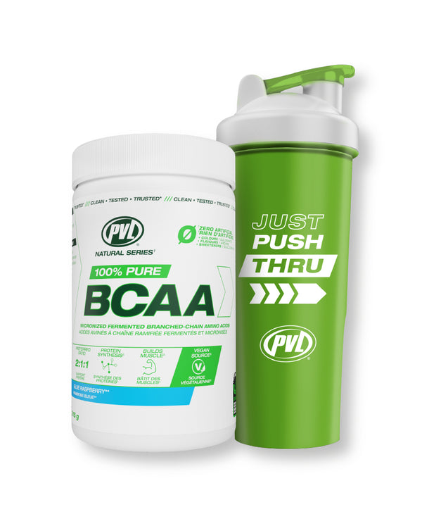 100% Pure BCAA + Shaker