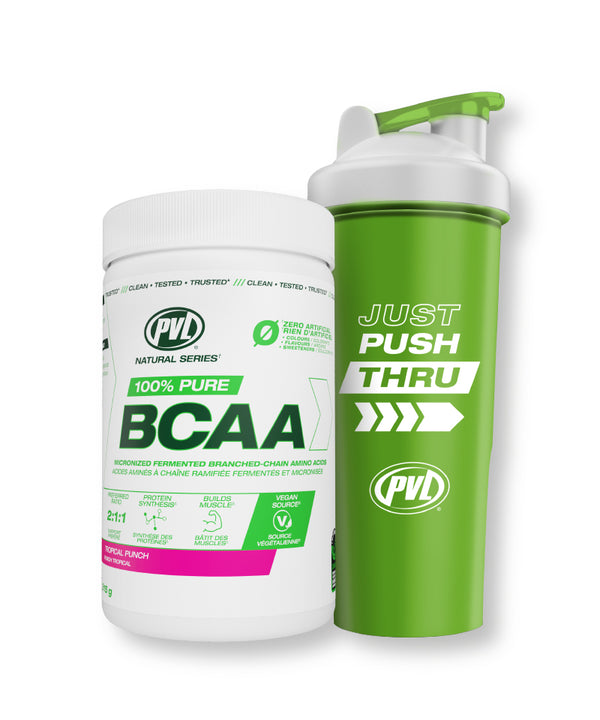 100% Pure BCAA + Shaker