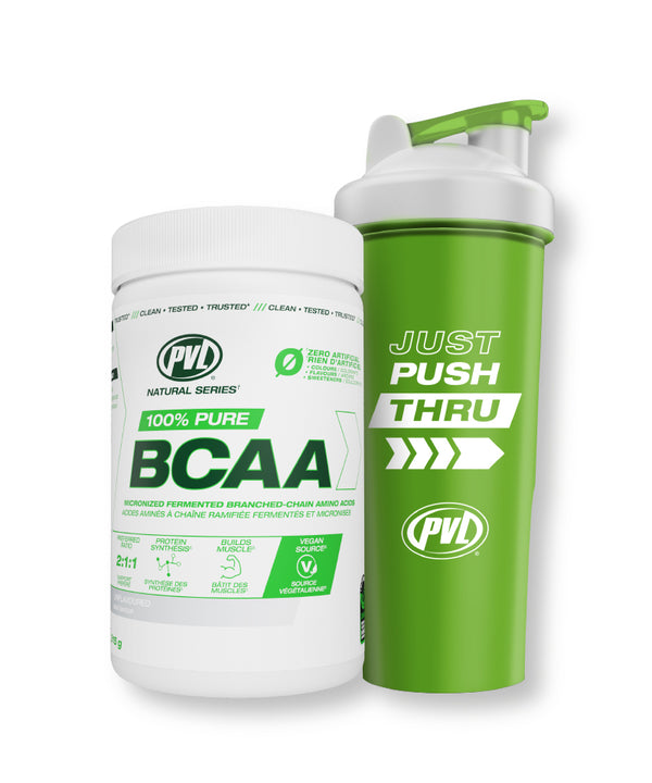 100% Pure BCAA + Shaker
