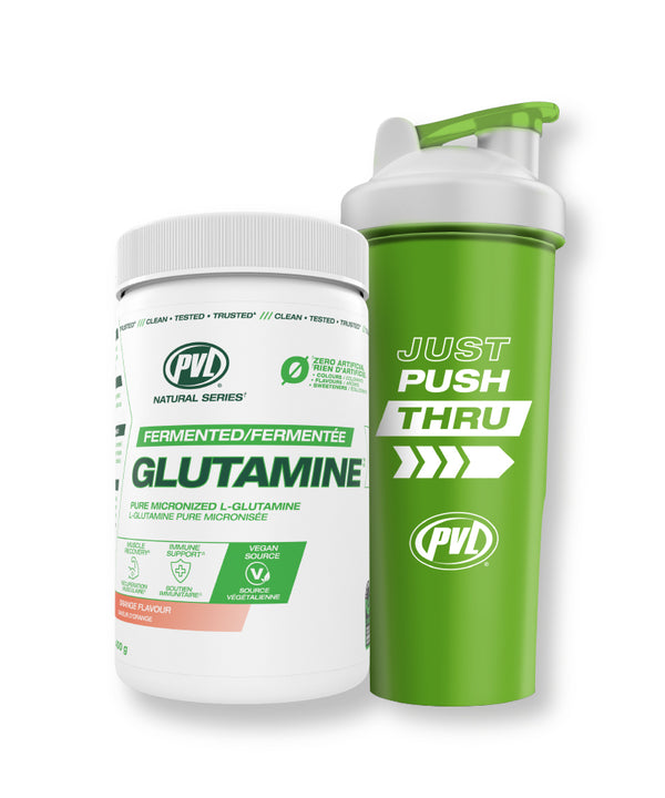 100% Pure Glutamine + Shaker