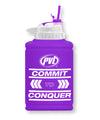 Load image into Gallery viewer, PVL® CONQUER 1.89L Flip-N-Sip Gym Jug / Bottle (Purple)
