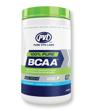 100% Pure BCAA (Micronized Fermented BCAA) – Blue Raspberry - 1000g