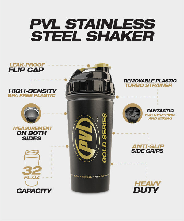 PVL Gold Series – Stainless Steel Shaker